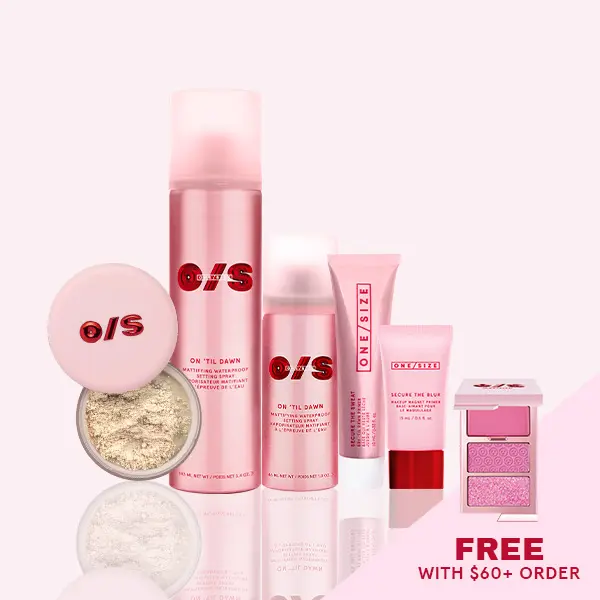 ONE/SIZE | Longwear Legends Vault | On 'Til Dawn Setting Sprays, Ultimate Blurring Setting Powder + Blurring Primer Travel Set