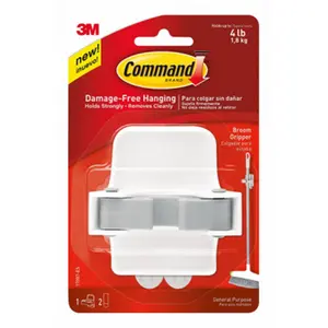 3M Company 17007-ES White Broom Gripper Hook