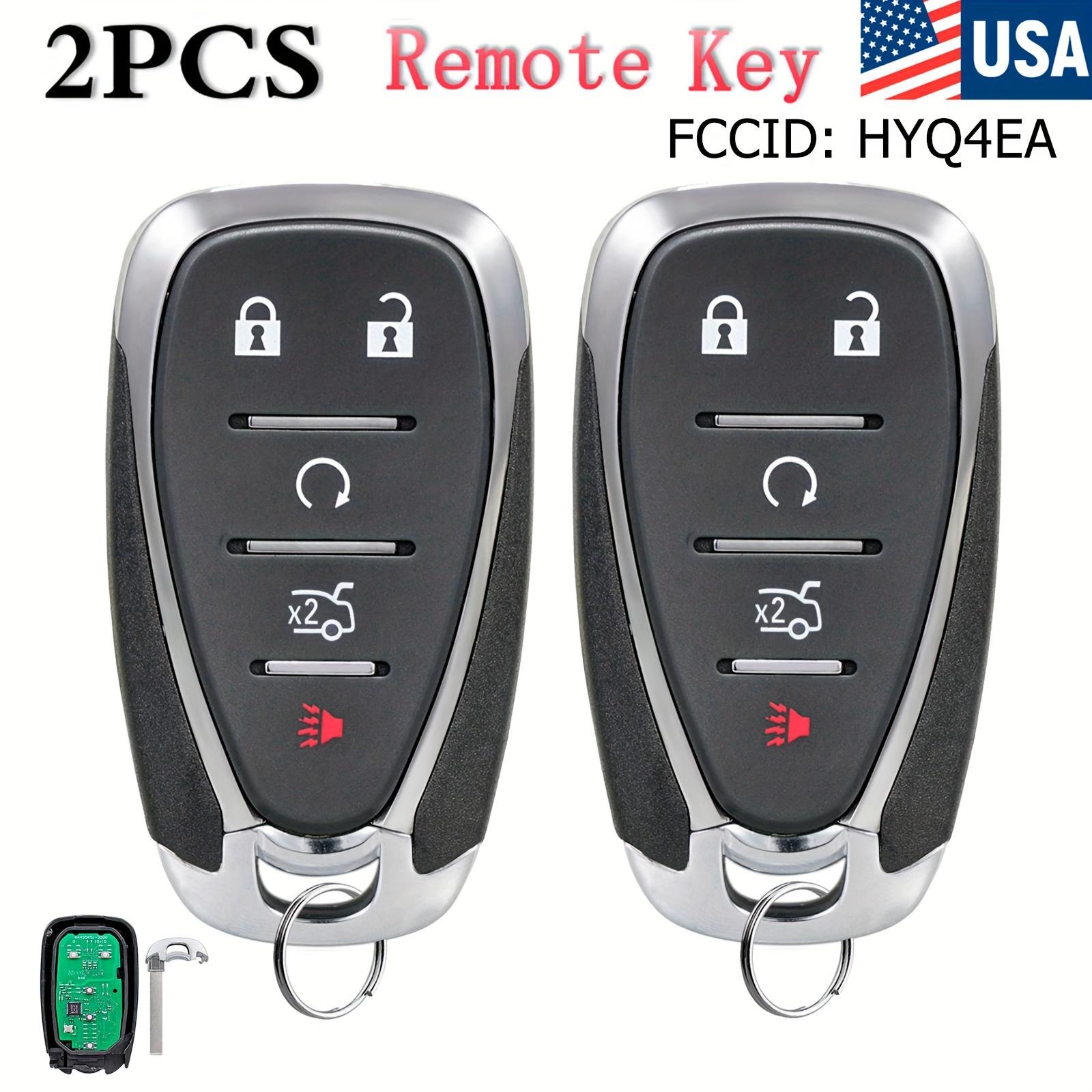 Car Key Fob Replacement Keyless Entry Remote Car Key Fob 2Pcs 433Mhz Remote Key Fobs 5 Buttons for Chevrolet Camaro Cruze Malibu 2016-2021 HYQ4EA - Fixes Unresponsive Remote Start, Restores Keyless Entry Range, Cuts Expensive Dealership Fees