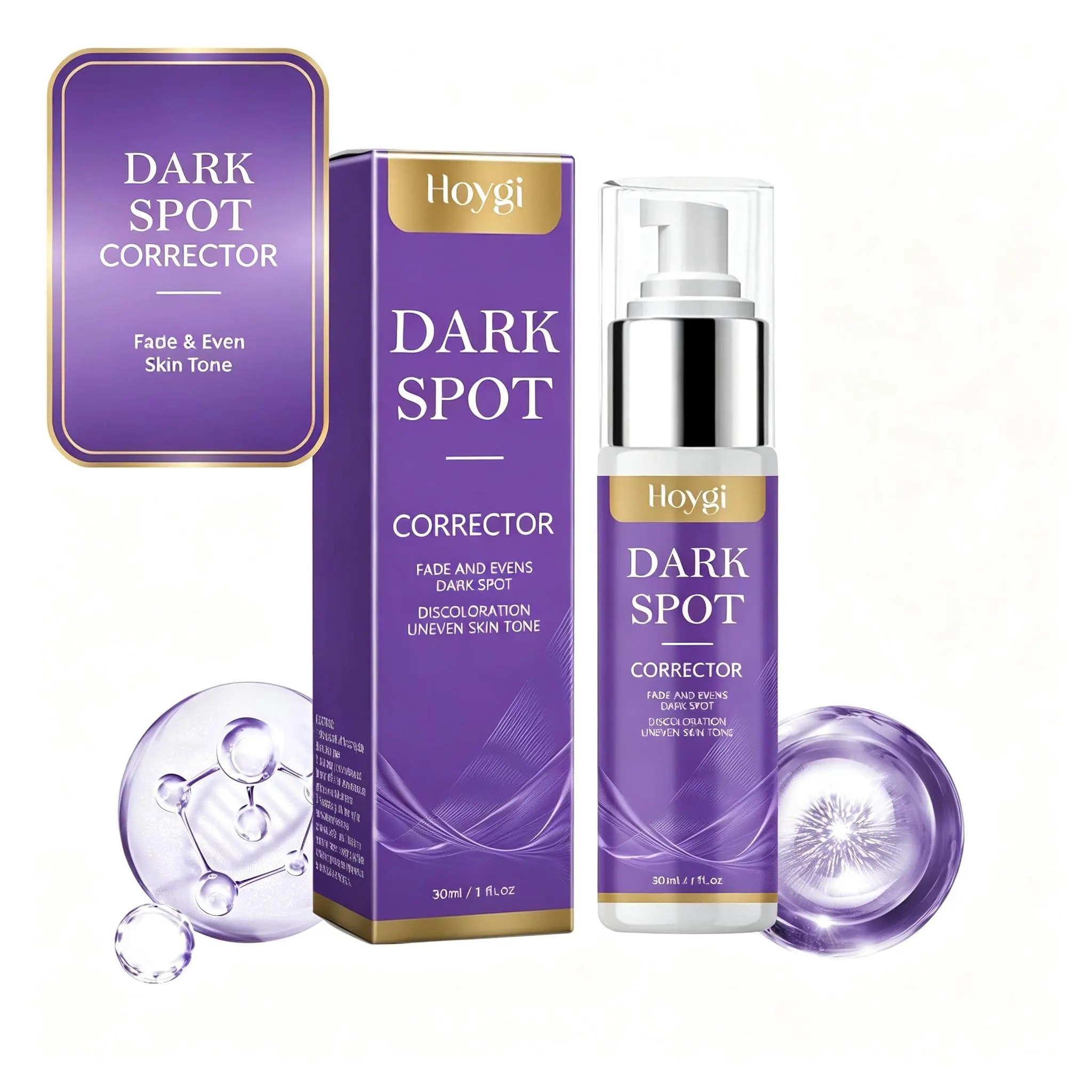 Dark Spot Corrector Serum - Fade Dark Spots & Hyperpigmentation, Even Skin Tone, Niacinamide + Tranexamic Acid, 1 fl.oz