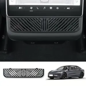 Suitable for Tesla's refreshed Model 3 Model y interior modification dust cover, rear air conditioning vent protective cover, suitable for Tesla's 2023-2026 to latest models