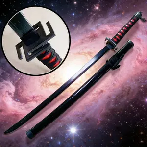 Ichigo Tensa Zangetsu Katana Anime Bleach, Unsharpened Blade Cosplay Prop, Perfect for Anime Collection & Costume Accessories