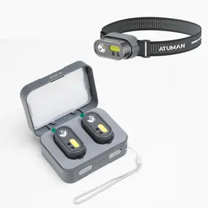 USB Rechargeable Portable Headlamp, Waterproof Headlight with Motion Sensor, Headlamp Flashlight for Running, Outdoor Camping, Fishing, Led Headlamp Rechargeable