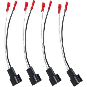 4 Pack 72-5600 Speaker Harness  Front Rear Door Speakers Adapter Connector Adaptor Plug Compatible with  F150 F250 Escape Mustang Lincoln Mercury Mazda