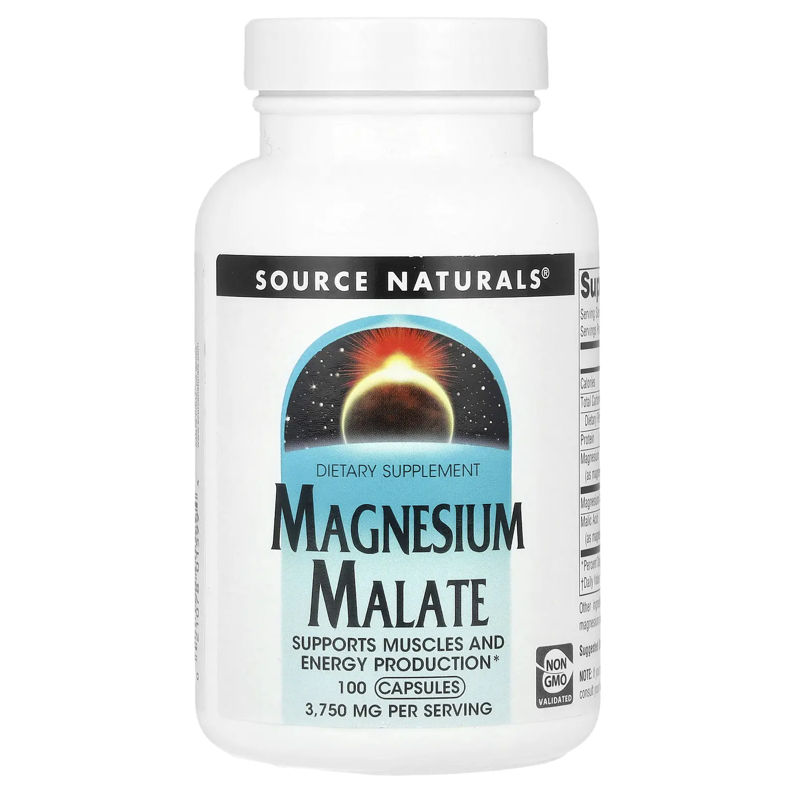 Source Naturals Magnesium Malate, 100 Capsules Source Naturals Magnesium Malate, 100 Capsules