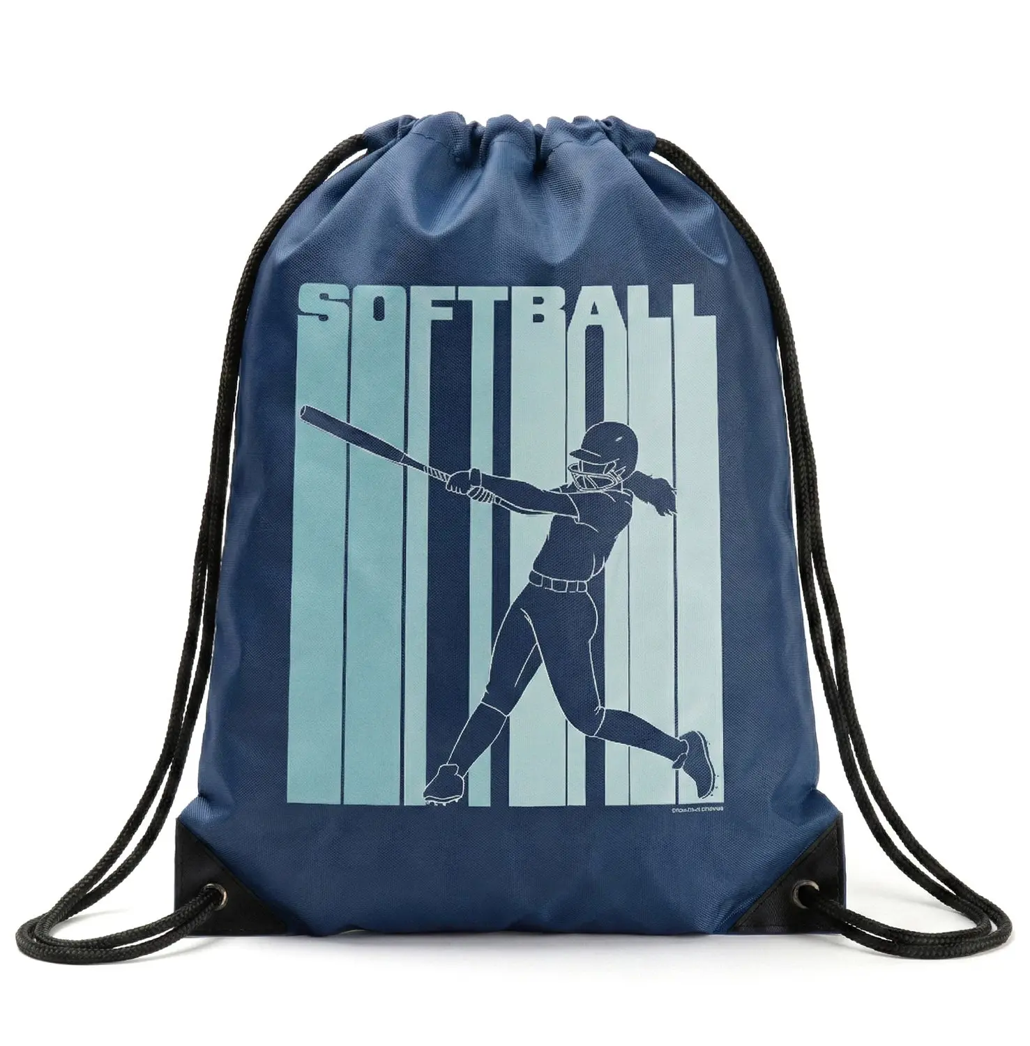 Softball Drawstring Backpack - Durable Sport Drawstring Bags for Athletes, Easy to Carry with All-Day Convenience, Durability, Everyday Wear, Lightweight