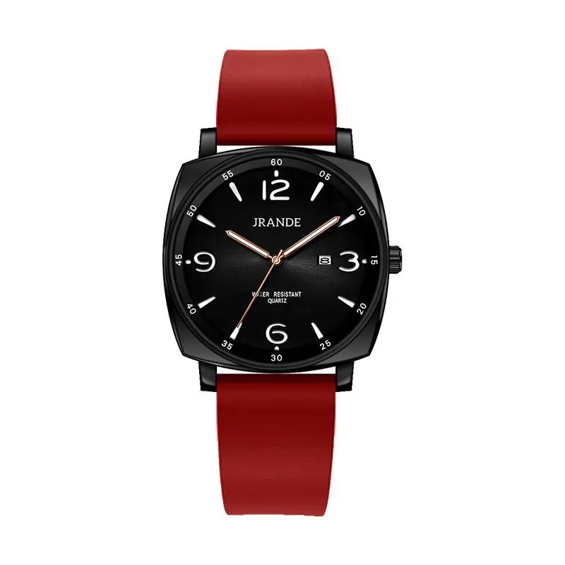Fashion watch, casual and stylish, open dial design, silicone strap, waterproof and luminous—the best gift for women, model 9375