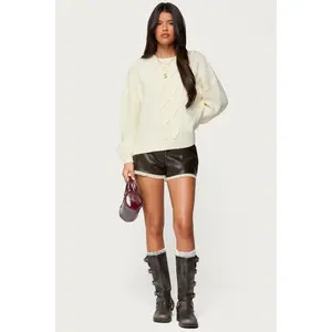Lissa Lacey Faux Leather Shorts