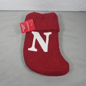Wondershop Mini Knit Christmas Stocking – Letter N