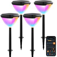 Smart Solar Path Lights  4 pack
