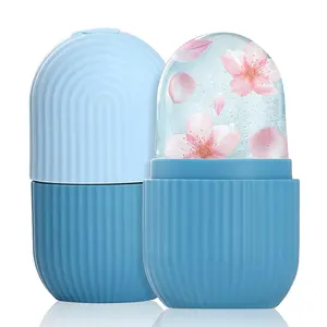Ice Face Roller, Ice Roller for Face and Eye,Gifts for Mom,Face Roller Skin Care,Naturally Tone and Tighten,Silicone Facial Massage Ice Mold,Reusable Face Massage,Ice Mold for Face Beauty
