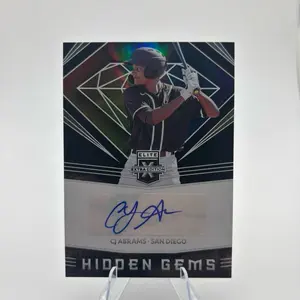 2020 Elite Extra Edition CJ Abrams Hidden Gems Auto Rookie SP Nationals