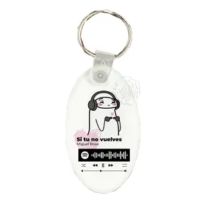 spotify code2 Keychain Oval UN5917