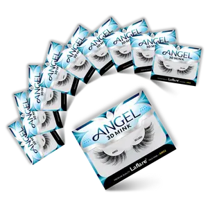 3D MINK ANGEL Eyelashes, 10 Single Packs Set