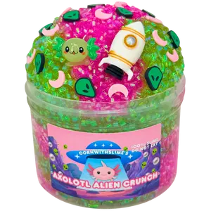 Axolotl Alien Crunch 8oz Bingsu Slime Scented Strawberry Kiwi Fragrance