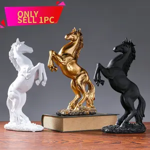 1pc European Style Home Resin Flying Victory Horse Decoration Room Decor Decorations Bedroom Decor Best Gifts Birthday Graduation Animal Resin Figurine