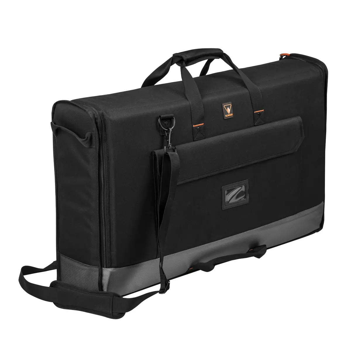 Slinger SLINGER Foldable Padded Nylon Tote Carrying Case - LCD Transport Case for Displays, Computers, Monitors & TVs Between 27" - 32" - Water Resistant - Shoulder Strap & Handle Options