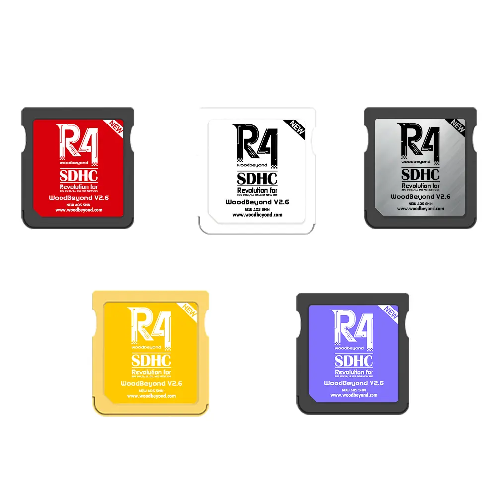 R4 Woodbeyond v2.65 NEW DS Classic Charact Skin Flash Memory Case for DS 3DS Series R4 Compatible and Includes R4 Souvenir