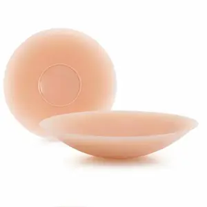 Reusable Silicone Nipple Covers for Women, No-Center Adhesive Design, Seamless Invisible Coverage, Medical-Grade Silicone for Backless & Strapless Outfits