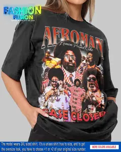 Limited Afroman Case Closed Shirt Lemon Pound Cake Graphic T-Shirt – Retro Rap Tee FF181