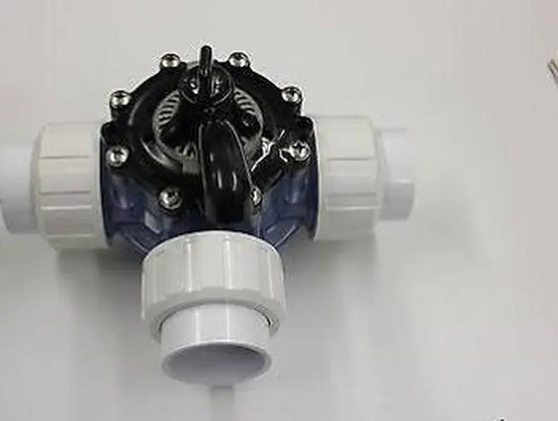 3-Way PVC Diverter Valve for Swimming Pools, Spas - Home & Garden Pool Hot Tub Supplies, Trendy Unique Designs, Storage Compatible, Easy Setup, Durable Patterns