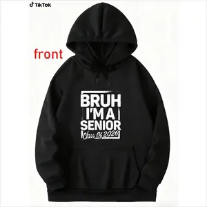 Senior Year 2026 Bold Vintage Hoodie with Graduation Class Humor
