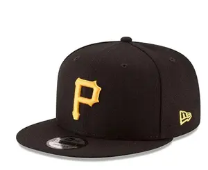 [New 2026] New Era 9Fifty Pittsburgh Pirates Snapback Hat - Black