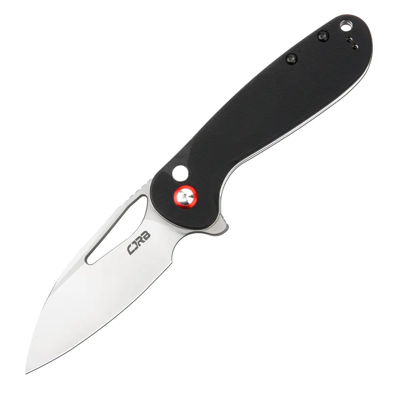 CJRB CUTLERY Lago High Hardness EDC Pocket Knife - AR-RPM9 Steel Drop Point Blade, Thick Ergonomic G10 Handle, Ceramic Ball Bearings, Button Lock, Outdoor Tool, Camping Gear, Father's Day Gift, High Hardness Knives, Outdoor Edc, Rpm9 Tough Steel, Pocket‑R