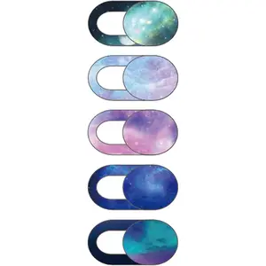 Webcam Cover, Camera  Cover Slide for Laptop/Cell Phone/iPad/PC/Tablet, Protect Your  and , 5 count, Universe