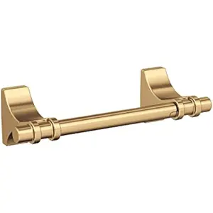 Amerock | Toilet Paper Holder | Champagne Bronze | Davenport | Pivoting Double Post Tissue Holder | Bath Hardware | Bathroom Acc