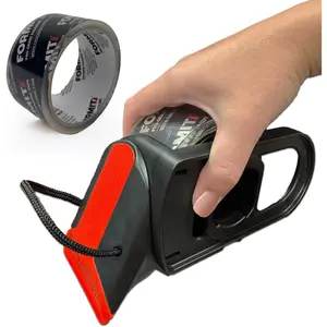 Clear Packing  with Dispenser (1 Roll) - Professional Grade for Boxes - Packaging, Shipping with Refillable Dispenser, Fits Standard Bulk s Up to 2" Wide