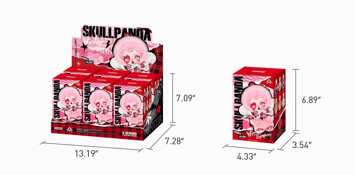 POP MART SKULLPANDA Winter Symphony Series Plush, Blind Box