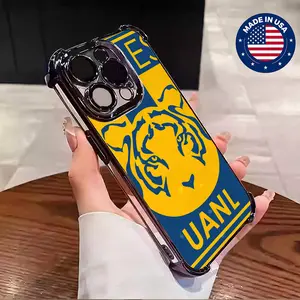UANL Tiger Liga MX Aesthetic Design Pattern Casing For iphone 16 15 14 13 12 Plus Pro Max Flaunt Mobile Phone Case Soft Silicon TPU anti-drop Drop Protection Shockproof Protector Vintage unique Fashion Trend Anti-scratch Smartphone Cover