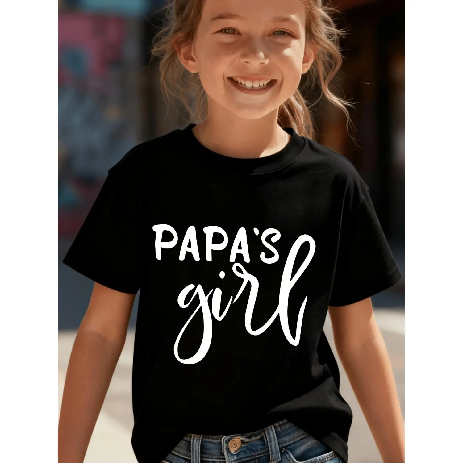 Girls' Summer T-Shirt - Cute Girls Top with Blouseable Short Sleeve Round Neck Tee | Soft Comfortable Casual Daily Wear | Cute & Trendy Print Outfit | Ideal Gift for, | Summer Casual Shirt