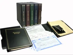 Records Binder and Matching Slipcase, PDF Minutes & Nonprofit Bylaws for All States Except NY, Corporate Seal and More, from Blumberg, Spartan Model