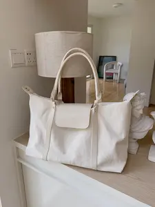 Women's Wave Print Zipper Travel Bag, Large Capacity Lightweight Duffel Bag, Fitness Travel Lightweight Bag, Travel Bag for Women, PU Tote Satchel