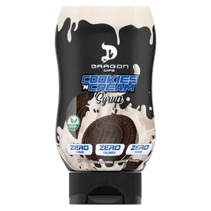 Dragon Dips Cookies and Cream Flavor Syrup – Zero Sugar & Zero Calories - 335g