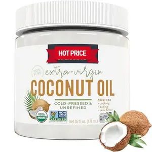 Naturals Organic Coconut Oil, 16 fl oz – Unrefined, Cold-Pressed Extra Virgin Coconut Oil, USDA Organic & Non-GMO, Natural Cooking Oil, Hair Oil & Skin Oil, gift for her and him, couple gift, meaningful gift