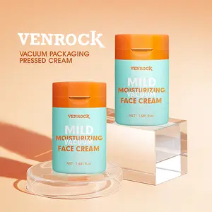 VENROCK Mild Moisturizing Vacuum Face Cream - 1.691 fl oz, Hydrating & Soothing Daily Facial Moisturizer