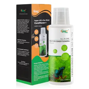 hygger Aquarium Water Conditioner for Freshwater, Neutralizes Chlorine, Chloramines, Heavy Metals, Safe for Fish Turtle and Plants