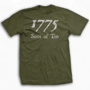 1775 Sons of Tun T-Shirt, USMC Marine Corps Graphic Tee, Military Veteran Patriotic Shirt, Unisex Semper Fi Apparel Menswear  Top Casual Tshirt