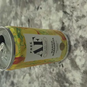 AF Drinks Non-Alcoholic Margarita Variety Pack | Alcohol Alternative Sparkling Cocktails with AFTERGLOW Botanical Warmth | Gluten-Free, Low-Calorie | 8.4 oz Cans (4-Pack)