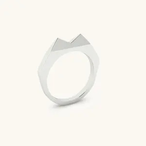 Duo Minimalist Stacker Ring