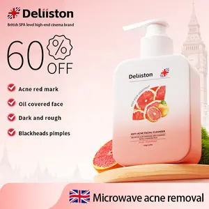 【Deliiston】Valentine's Day Gift Moisturizing Cleanser for Dry to Normal Skin, Oil Control Gentle Acne Cleanser Sensitive Skin Test, Acne & Facial Care