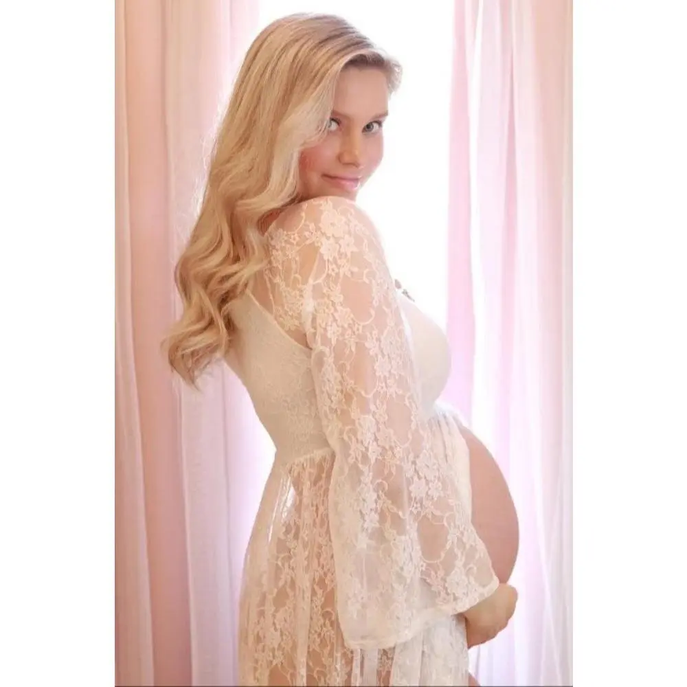 PinkBlush White Lace Off Shoulder Maternity Photoshoot Gown/Dress - TikTok Shop PinkBlush White Lace Off Shoulder Maternity Photoshoot Gown/Dress - TikTok Shop
