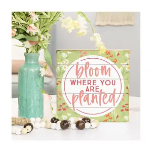 Sincere Surroundings 8" Bloom Planted Green Pallet Petite
