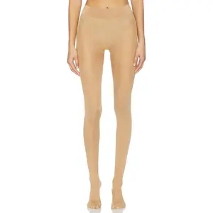 Wolford Pure Shimmer 40 Concealer Tights in Gobi
