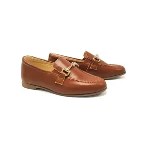 Andanines Brown Chain Slip On