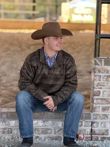 ARIAT BROWN SOUTHWEST SERAPE WESLY SWEATER 10052698