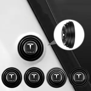 Tesla Car Door Shock Absorber Pad, Fits Tesla Model 3 Model S X Model Y Juniper Roadster Spacex, Wear-Resistant Long-Lasting, Sticker For Cars